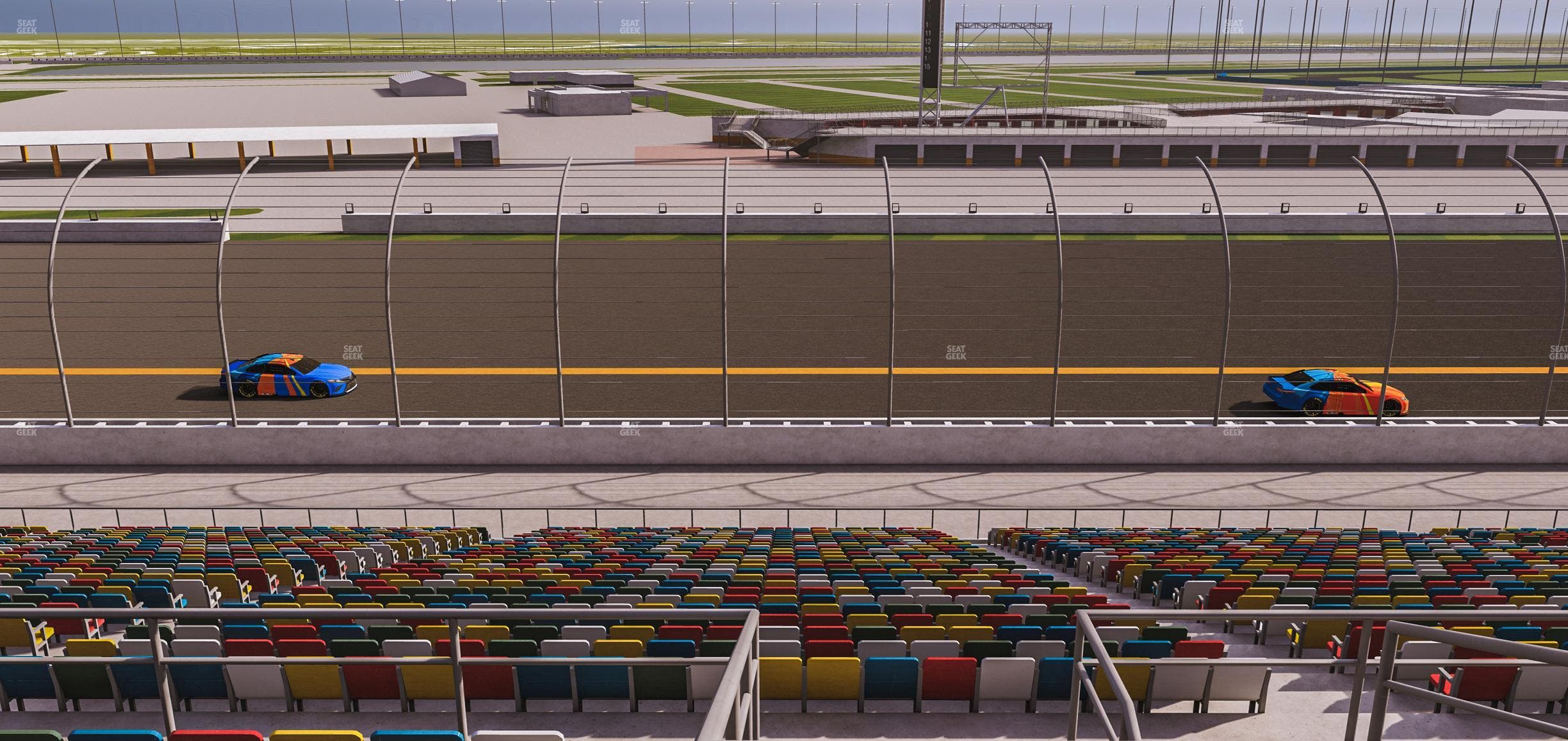 Daytona International Speedway - Section Back 122 Seat View