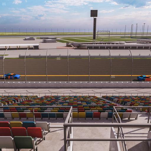 Daytona International Speedway - Section Back 122 Seat View