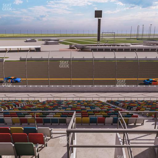 Daytona International Speedway - Section Back 122 Seat View