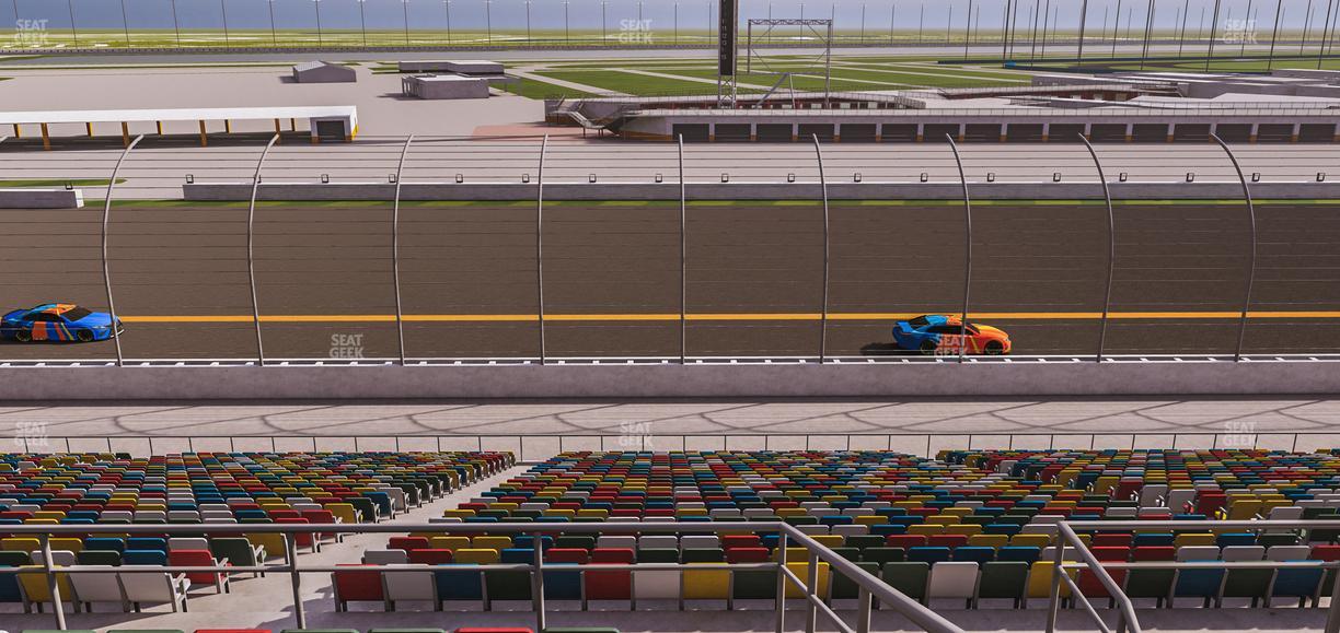Daytona International Speedway - Section Back 123 Seat View