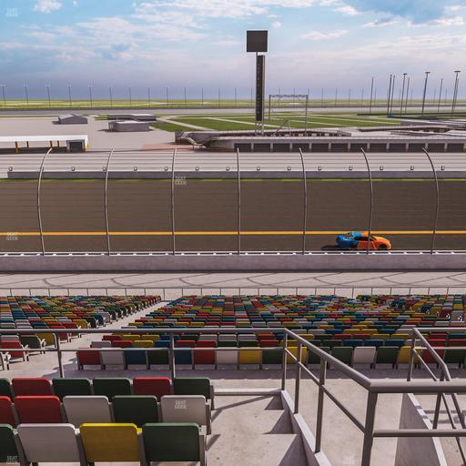 Daytona International Speedway - Section Back 123 Seat View
