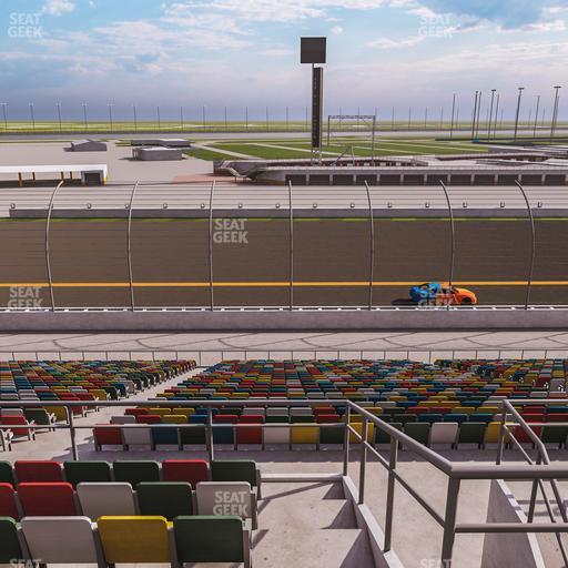 Daytona International Speedway - Section Back 123 Seat View
