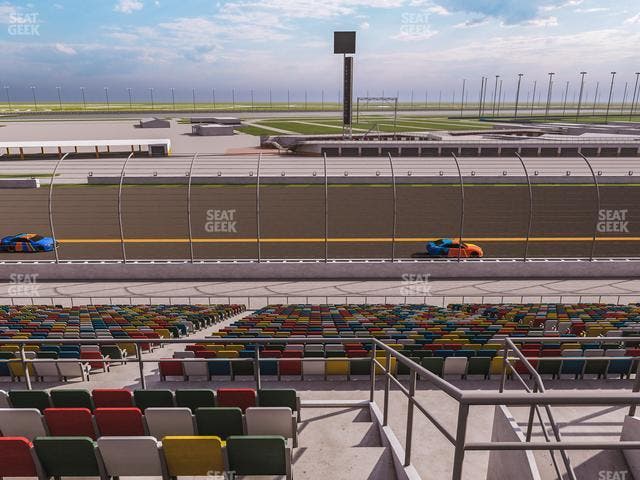 Daytona International Speedway - Section Back 123 Seat View