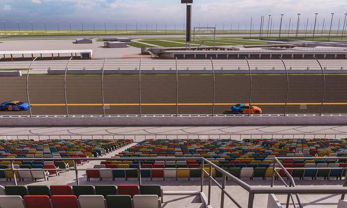 Daytona International Speedway - Section Back 123 Seat View