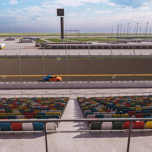 Daytona International Speedway - Section Back 124 Seat View
