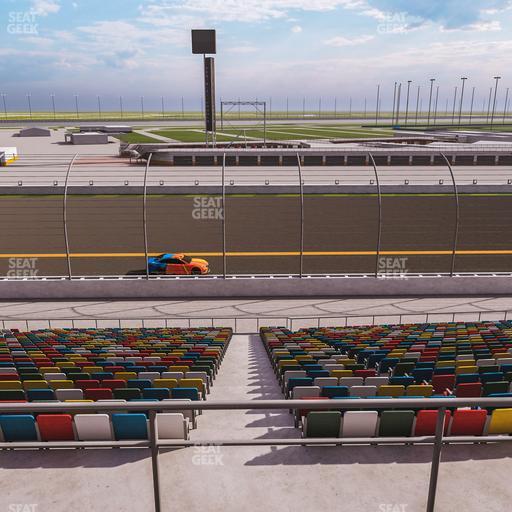Daytona International Speedway - Section Back 124 Seat View
