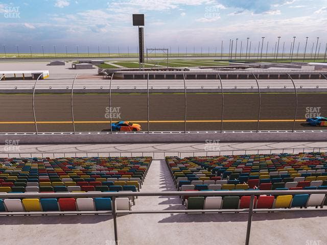 Daytona International Speedway - Section Back 124 Seat View