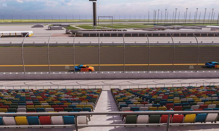 Daytona International Speedway - Section Back 124 Seat View