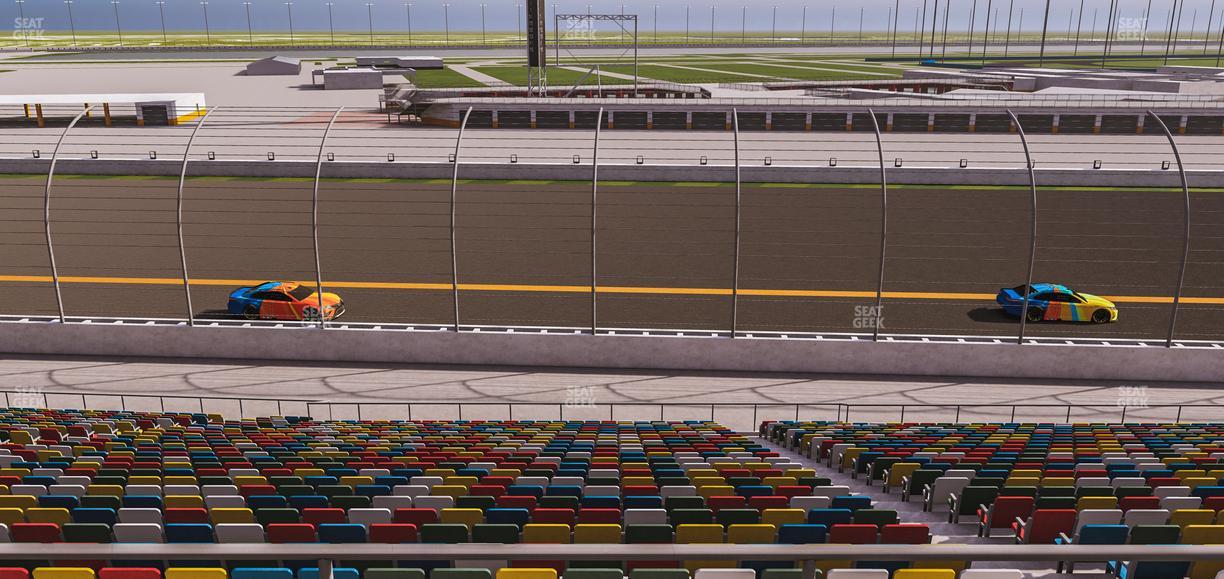 Daytona International Speedway - Section Back 125 Seat View