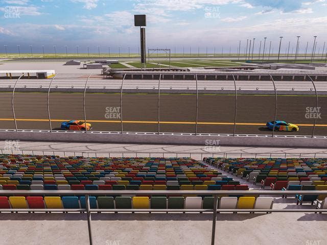 Daytona International Speedway - Section Back 125 Seat View