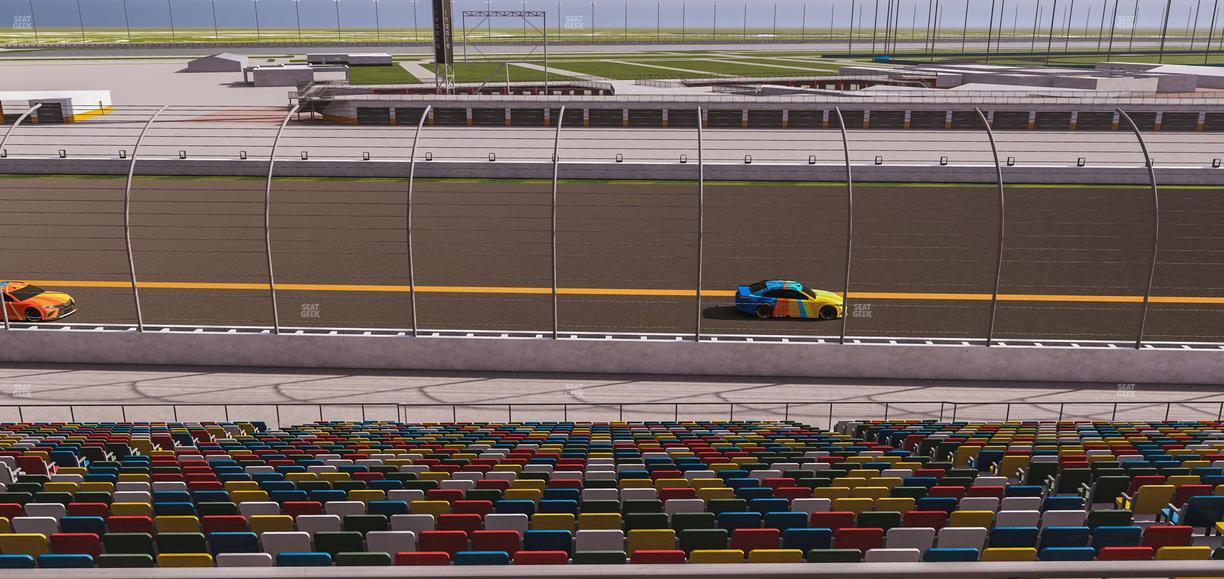 Daytona International Speedway - Section Back 126 Seat View