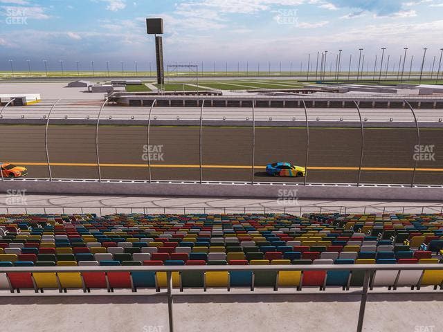 Daytona International Speedway - Section Back 126 Seat View