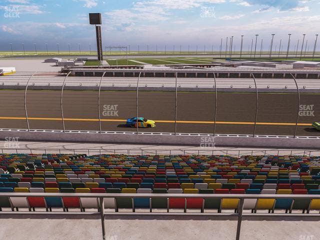 Daytona International Speedway - Section Back 127 Seat View