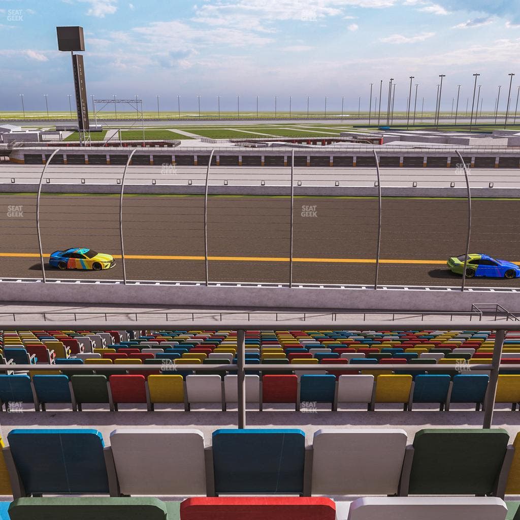 Daytona International Speedway - Section Back 128 Seat View