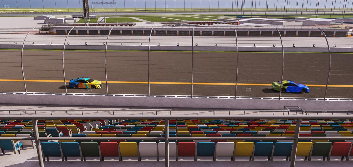 Daytona International Speedway - Section Back 128 Seat View