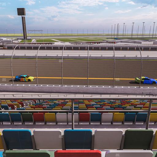 Daytona International Speedway - Section Back 128 Seat View