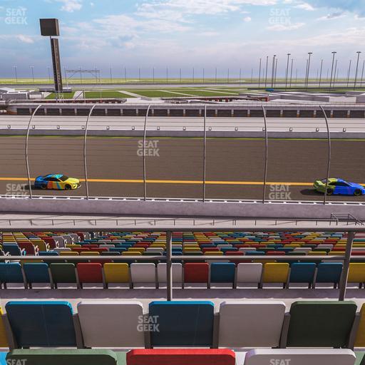 Daytona International Speedway - Section Back 128 Seat View
