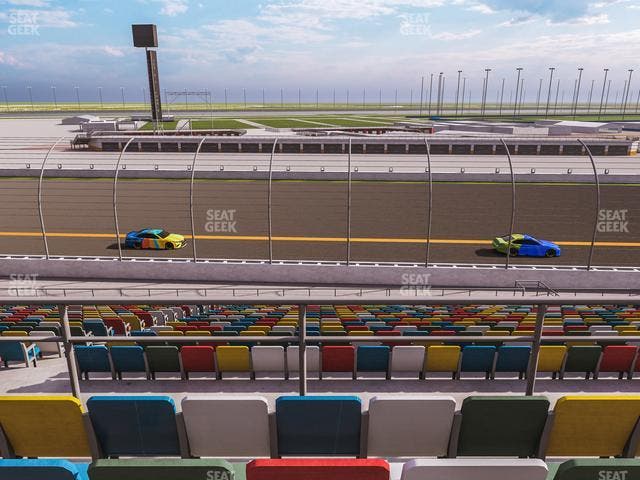 Daytona International Speedway - Section Back 128 Seat View