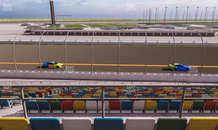 Daytona International Speedway - Section Back 128 Seat View