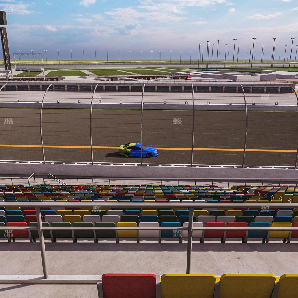Daytona International Speedway - Section Back 129 Seat View