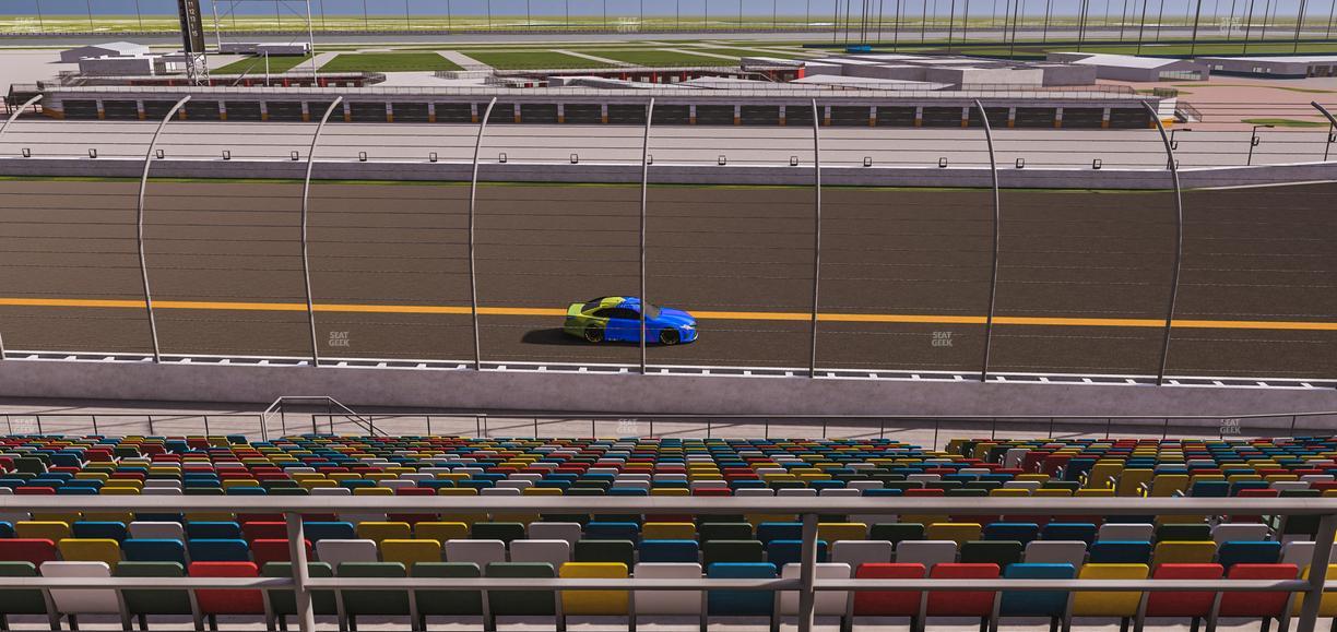 Daytona International Speedway - Section Back 129 Seat View