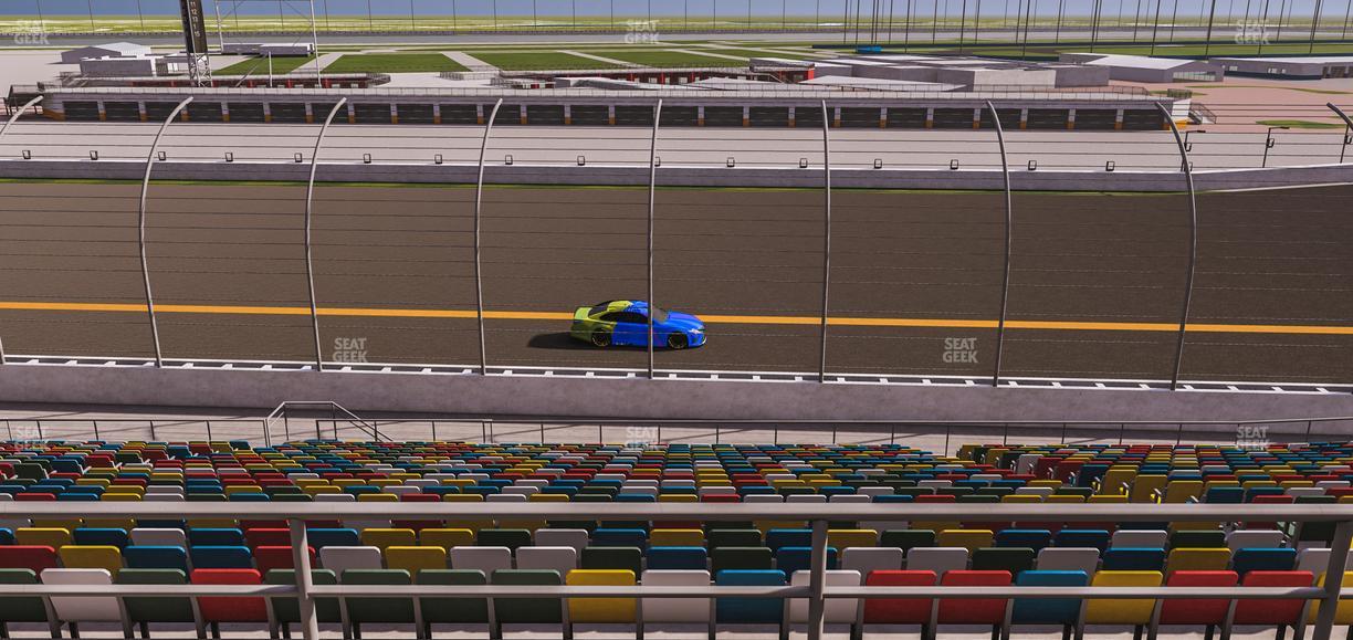 Daytona International Speedway - Section Back 129 Seat View
