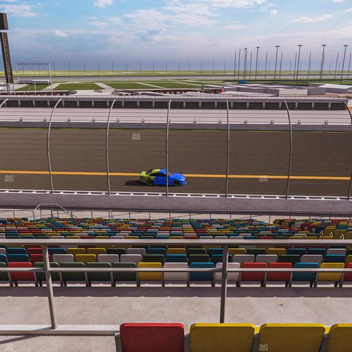 Daytona International Speedway - Section Back 129 Seat View