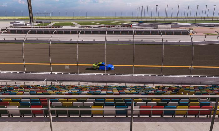 Daytona International Speedway - Section Back 129 Seat View