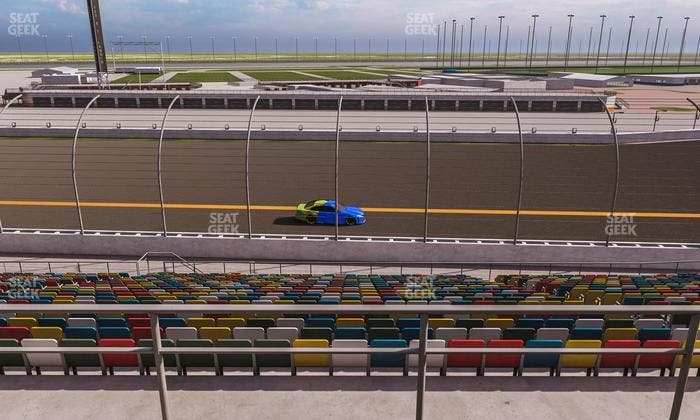 Daytona International Speedway - Section Back 129 Seat View