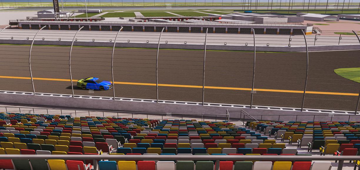 Daytona International Speedway - Section Back 130 Seat View