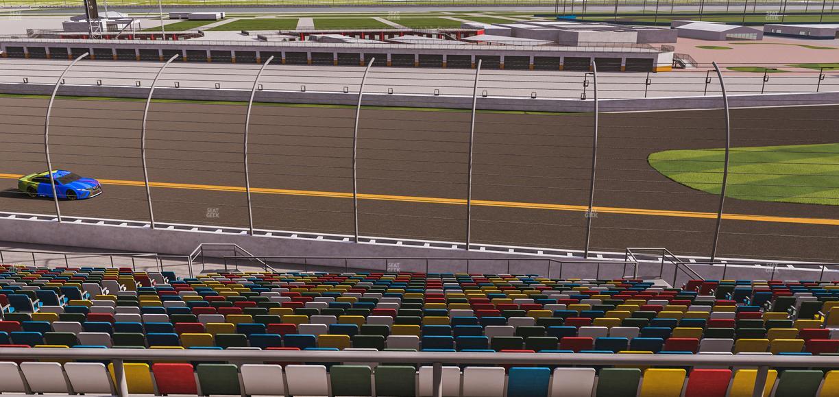 Daytona International Speedway - Section Back 131 Seat View