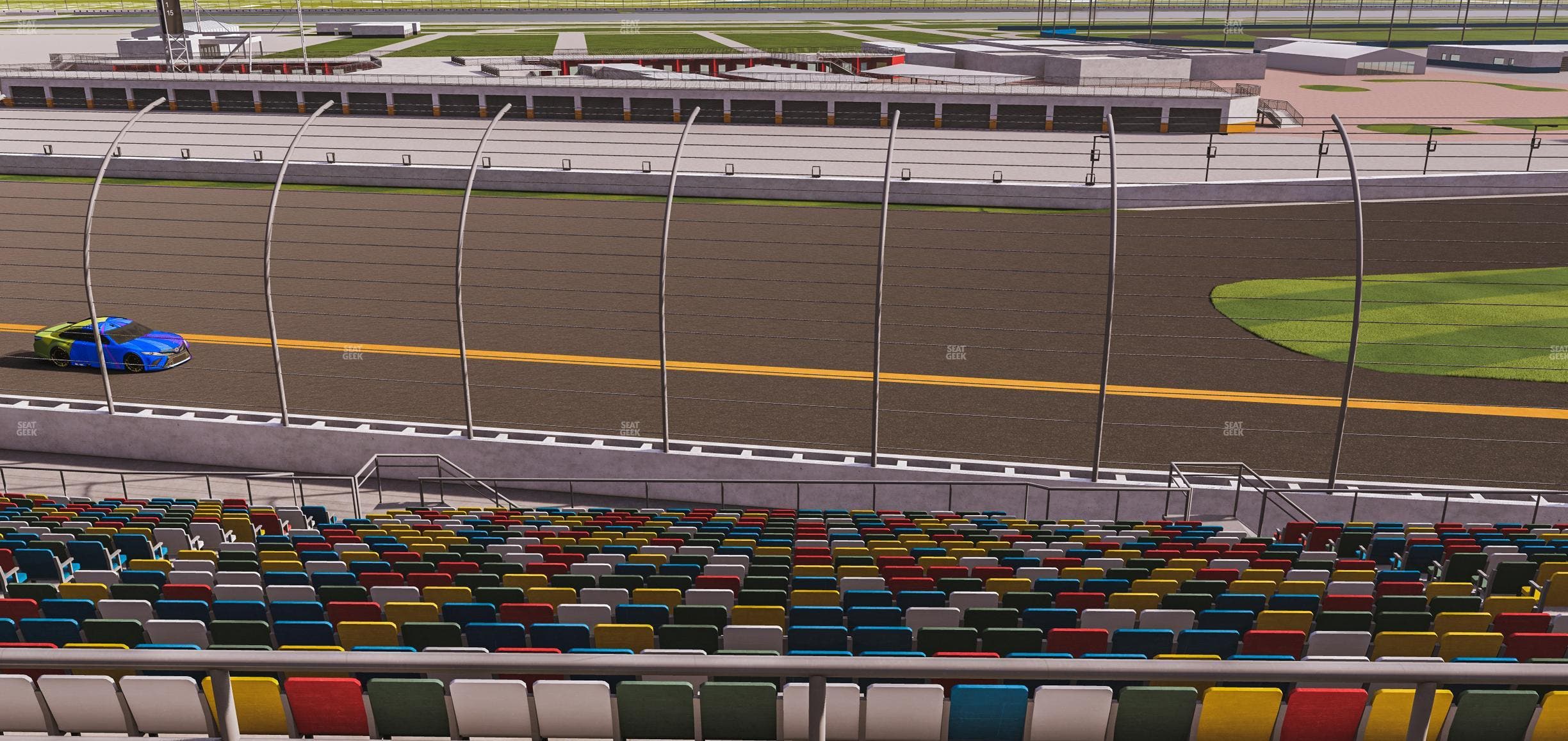 Daytona International Speedway - Section Back 131 Seat View