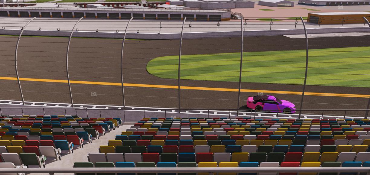 Daytona International Speedway - Section Back 133 Seat View