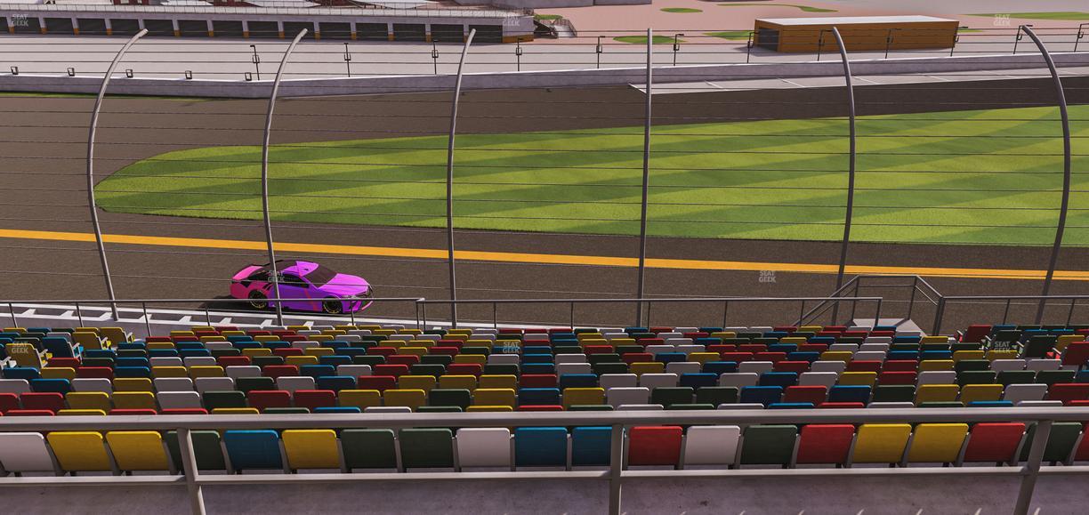 Daytona International Speedway - Section Back 134 Seat View