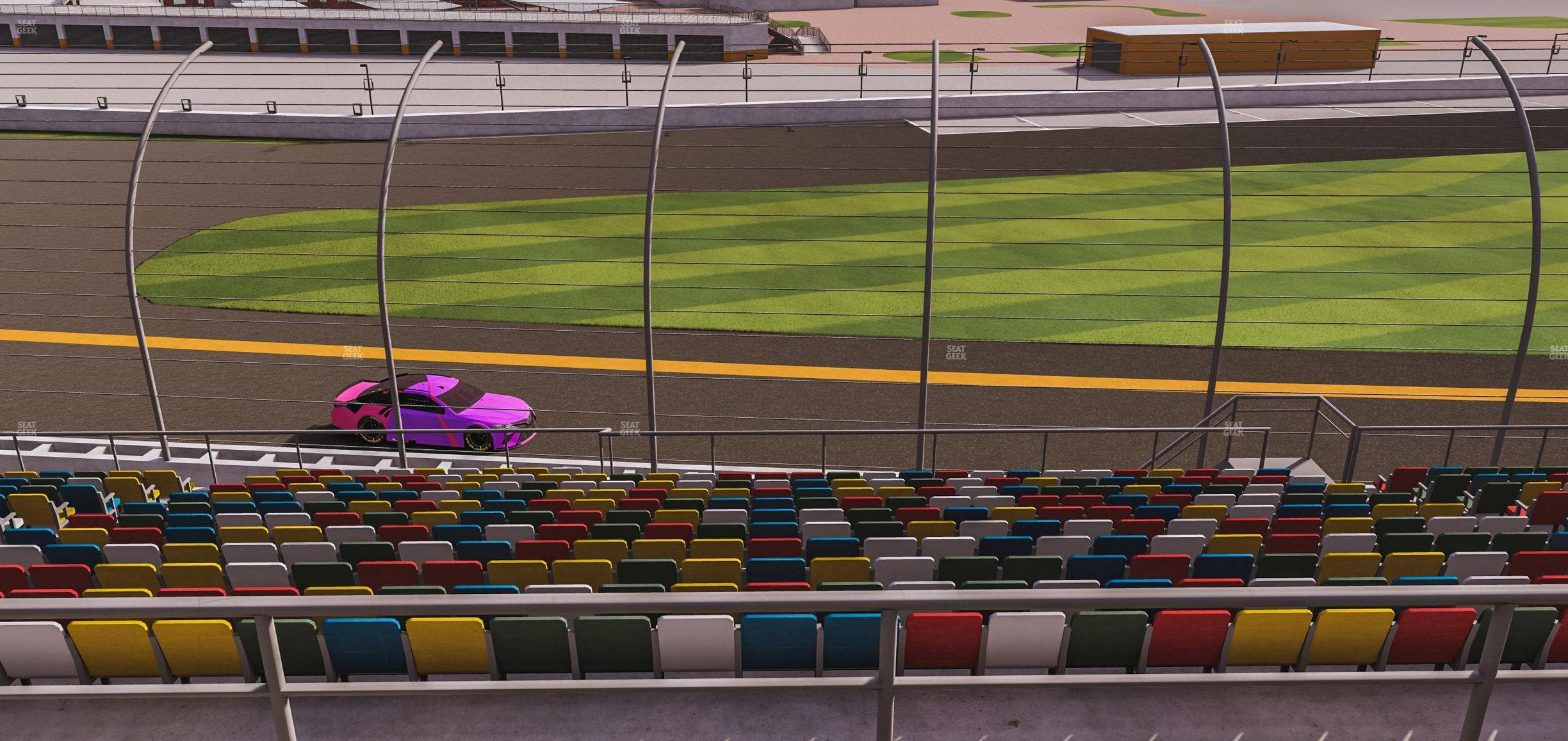 Daytona International Speedway - Section Back 134 Seat View