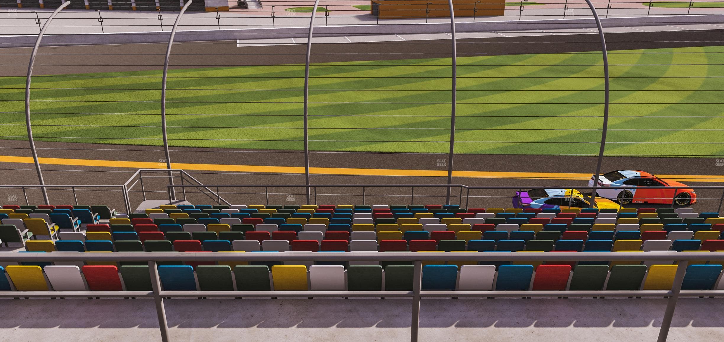 Daytona International Speedway - Section Back 136 Seat View