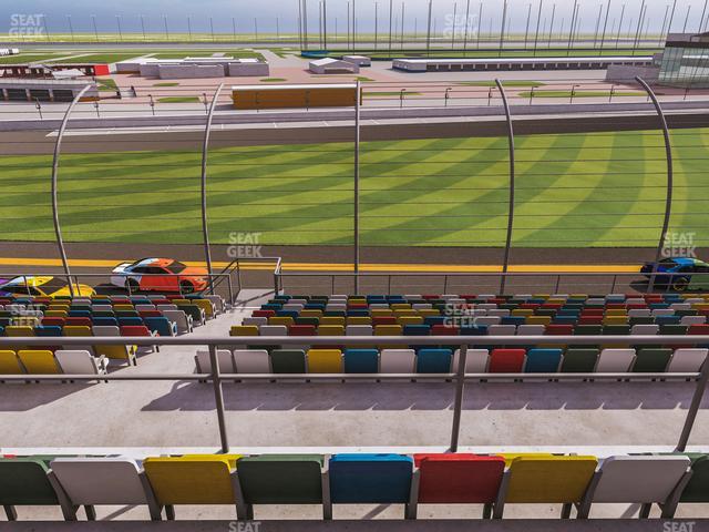 Daytona International Speedway - Section Back 138 Seat View