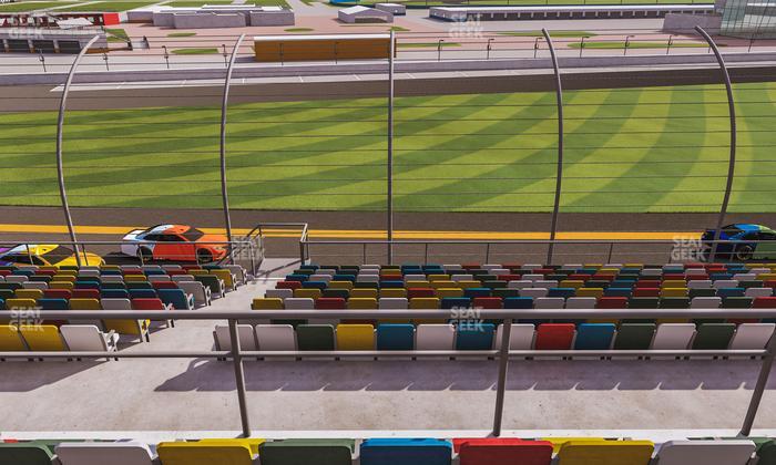 Daytona International Speedway - Section Back 138 Seat View