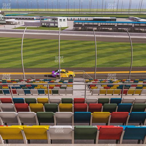 Daytona International Speedway - Section Back 154 Seat View
