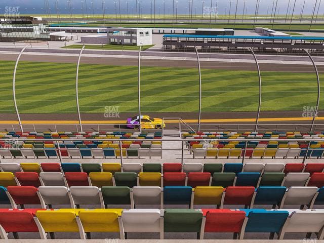 Daytona International Speedway - Section Back 154 Seat View