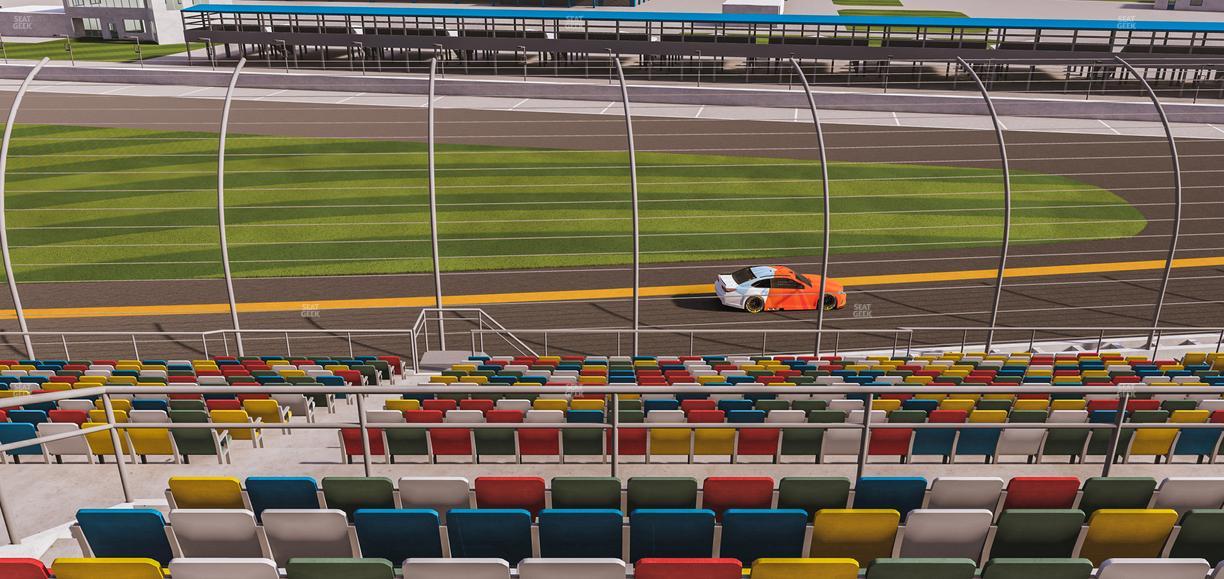Daytona International Speedway - Section Back 158 Seat View