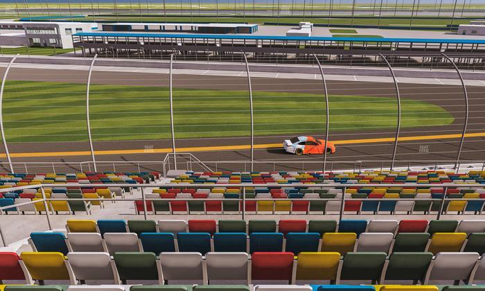Daytona International Speedway - Section Back 158 Seat View