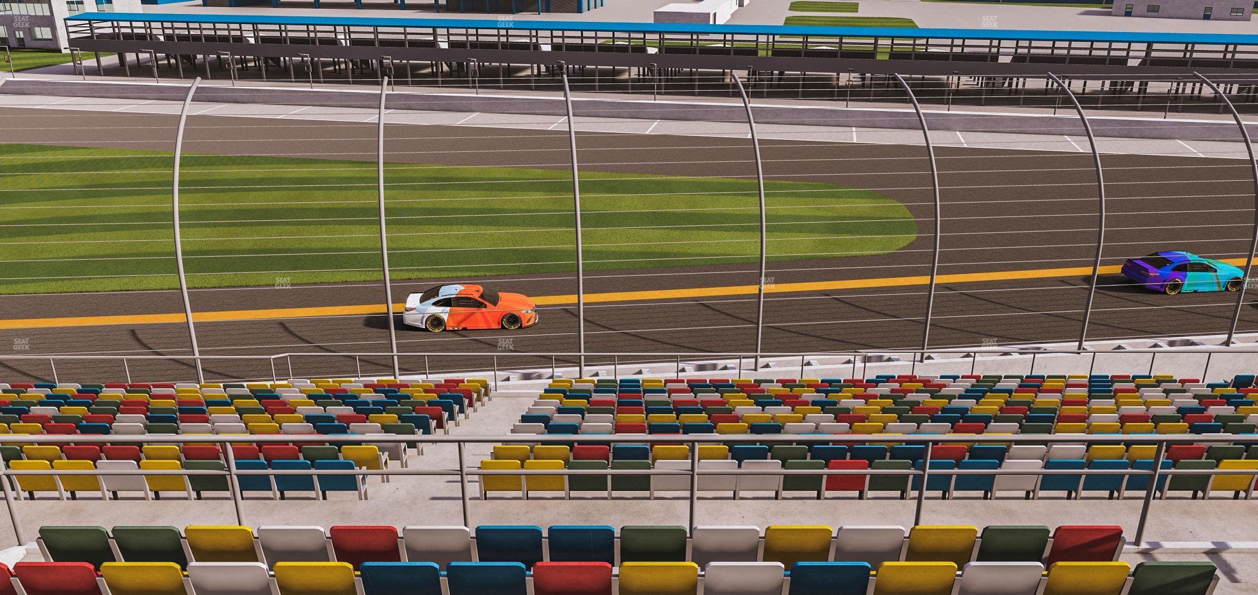 Daytona International Speedway - Section Back 159 Seat View
