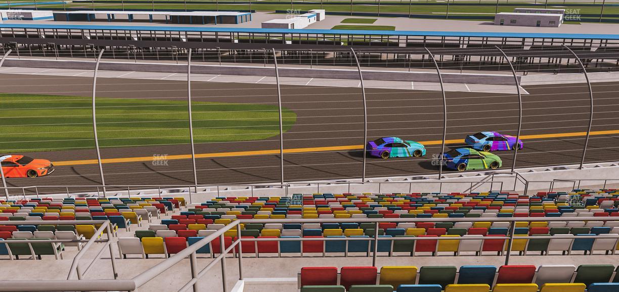 Daytona International Speedway - Section Back 160 Seat View