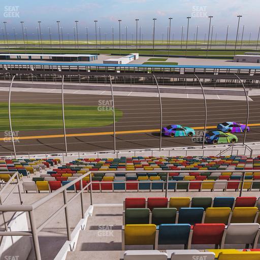 Daytona International Speedway - Section Back 160 Seat View