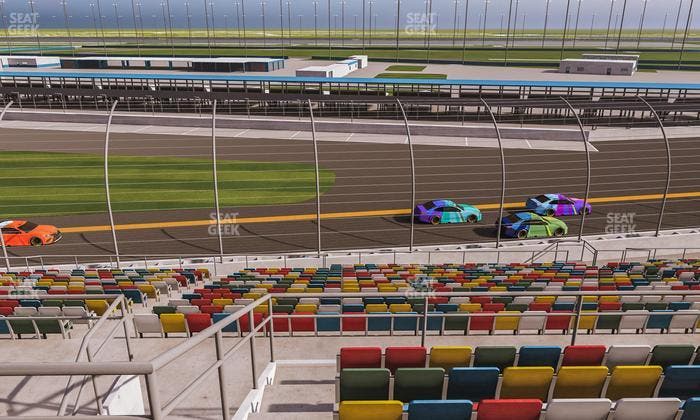 Daytona International Speedway - Section Back 160 Seat View