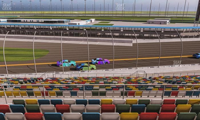 Daytona International Speedway - Section Back 161 Seat View
