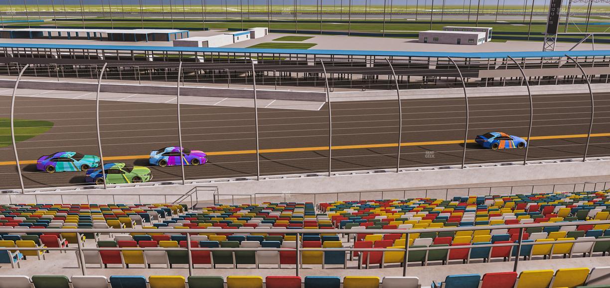 Daytona International Speedway - Section Back 162 Seat View