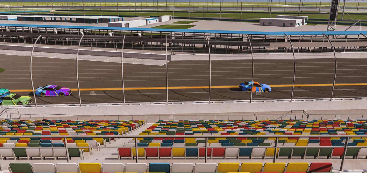 Daytona International Speedway - Section Back 163 Seat View