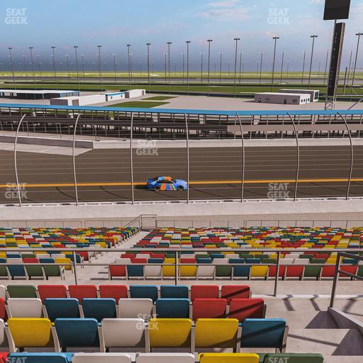 Daytona International Speedway - Section Back 164 Seat View